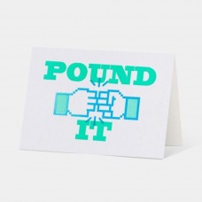 Letterpress Card - Pound It
